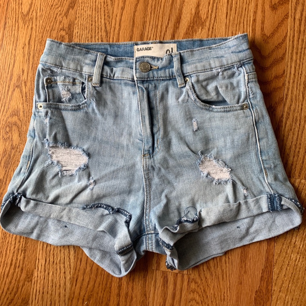 GARAGE DENIM SHORTS!